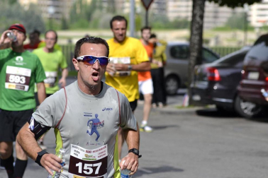 Imágenes de la Media Maratón que ha tenido lugar este domingo en Pamplona