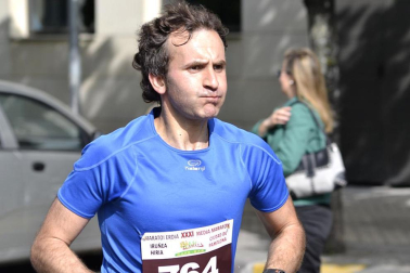 Imágenes de la Media Maratón que ha tenido lugar este domingo en Pamplona
