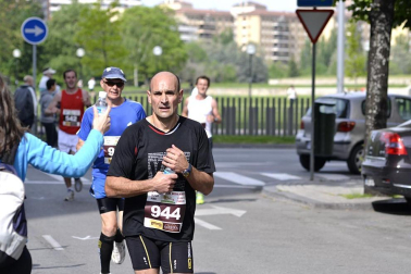 Imágenes de la Media Maratón que ha tenido lugar este domingo en Pamplona