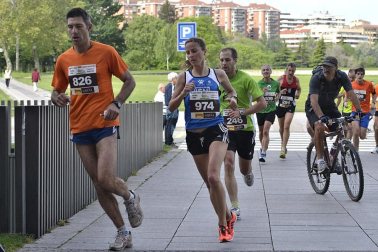 Imágenes de la Media Maratón que ha tenido lugar este domingo en Pamplona