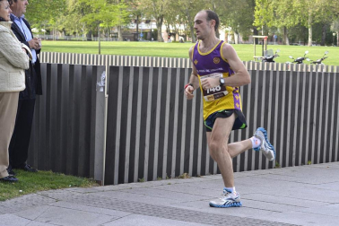 Imágenes de la Media Maratón que ha tenido lugar este domingo en Pamplona