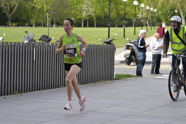 Imágenes de la Media Maratón que ha tenido lugar este domingo en Pamplona