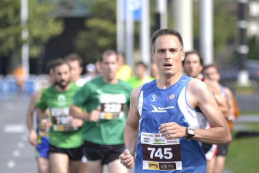 Imágenes de la Media Maratón que ha tenido lugar este domingo en Pamplona