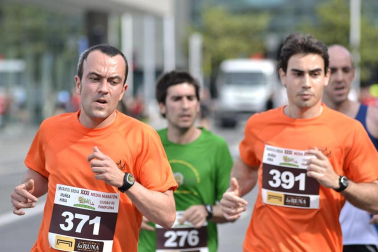 Imágenes de la Media Maratón que ha tenido lugar este domingo en Pamplona