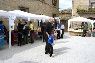 La feria del Espárrago acogió el XXII Capítulo de su cofradía con 23 invitados y una apuesta clara por el producto en una fiesta multitudinaria