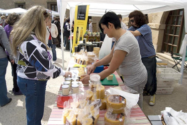 La feria del Espárrago acogió el XXII Capítulo de su cofradía con 23 invitados y una apuesta clara por el producto en una fiesta multitudinaria