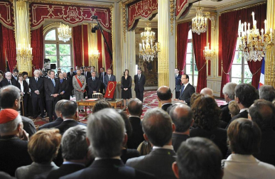 Imágenes de este martes 15 de mayo de la toma de posesión de François Hollande como presidente de Francia