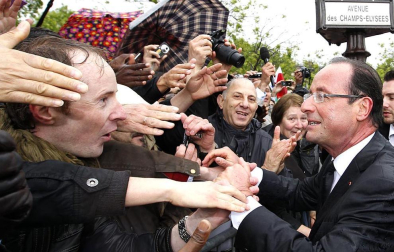 Imágenes de este martes 15 de mayo de la toma de posesión de François Hollande como presidente de Francia