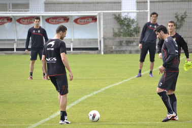 Imágenes del último entrenamiento de Osasuna en Tajonar