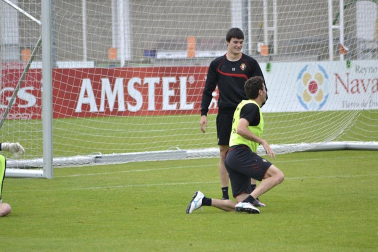 Imágenes del último entrenamiento de Osasuna en Tajonar