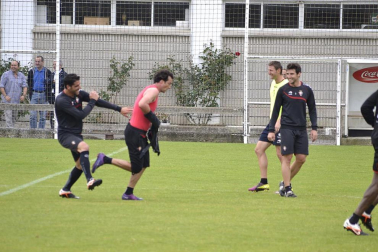 Imágenes del último entrenamiento de Osasuna en Tajonar