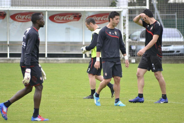 Imágenes del último entrenamiento de Osasuna en Tajonar