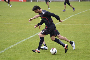 Imágenes del último entrenamiento de Osasuna en Tajonar