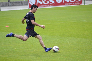 Imágenes del último entrenamiento de Osasuna en Tajonar