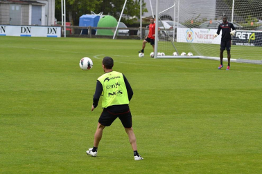 Imágenes del último entrenamiento de Osasuna en Tajonar