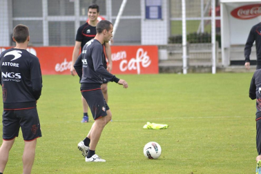 Imágenes del último entrenamiento de Osasuna en Tajonar