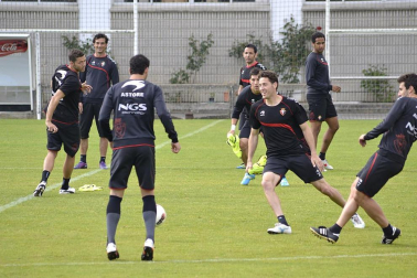 Imágenes del último entrenamiento de Osasuna en Tajonar