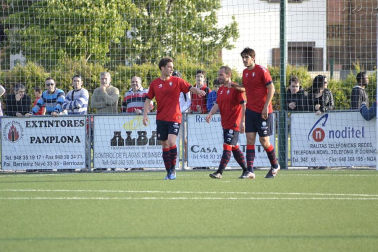 Osasuna ha logrado la victoria en la A.D. San Juan por 0-4 en un partido amistoso que se ha disputado para conmemorar el 50ª aniversario de la Agrupación.