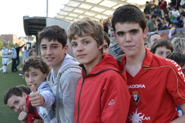 Osasuna ha logrado la victoria en la A.D. San Juan por 0-4 en un partido amistoso que se ha disputado para conmemorar el 50ª aniversario de la Agrupación.