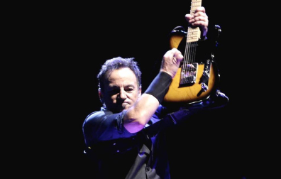 Imagen del primero de los dos conciertos que Bruce Springsteen ofrece en Barcelona en la gira de su  disco "Wreking Ball"
