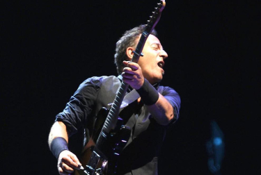 Imagen del primero de los dos conciertos que Bruce Springsteen ofrece en Barcelona en la gira de su  disco "Wreking Ball"