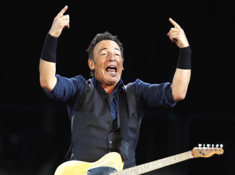 Imagen del primero de los dos conciertos que Bruce Springsteen ofrece en Barcelona en la gira de su  disco "Wreking Ball"