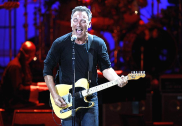 Imagen del primero de los dos conciertos que Bruce Springsteen ofrece en Barcelona en la gira de su  disco "Wreking Ball"