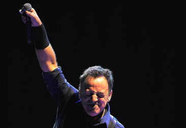 Imagen del primero de los dos conciertos que Bruce Springsteen ofrece en Barcelona en la gira de su  disco "Wreking Ball"