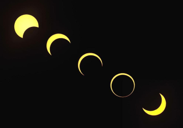 Millones de personas en Asia y Estados Unidos han podido observar  el eclipse anular de Sol que se ha producido en la madrugada de este lunes.