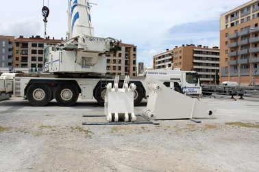 Hoy se ha iniciado la construccion e la gran noria