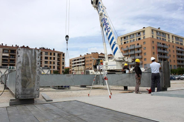 Hoy se ha iniciado la construccion e la gran noria