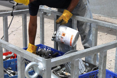 Hoy se ha iniciado la construccion e la gran noria