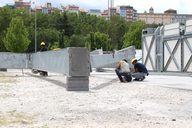 Hoy se ha iniciado la construccion e la gran noria
