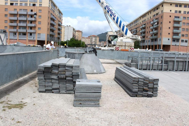Hoy se ha iniciado la construccion e la gran noria