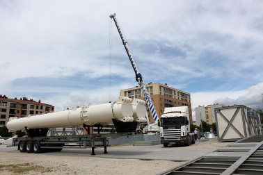 Hoy se ha iniciado la construccion e la gran noria