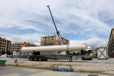 Hoy se ha iniciado la construccion e la gran noria