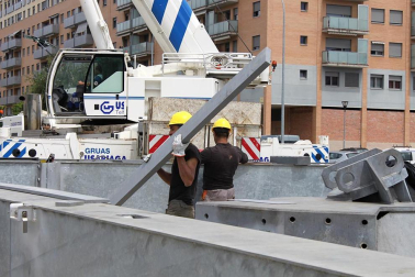 Hoy se ha iniciado la construccion e la gran noria