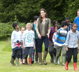 Kate Middleton se va de acampada en su visita a un colegio en Kent