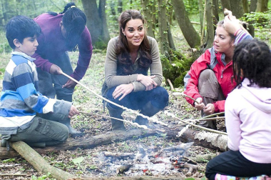 Kate Middleton se va de acampada en su visita a un colegio en Kent