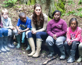 Kate Middleton se va de acampada en su visita a un colegio en Kent