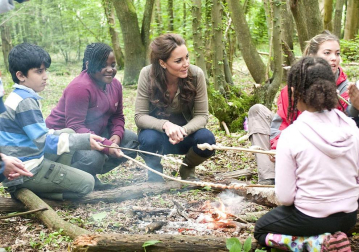 Kate Middleton se va de acampada en su visita a un colegio en Kent