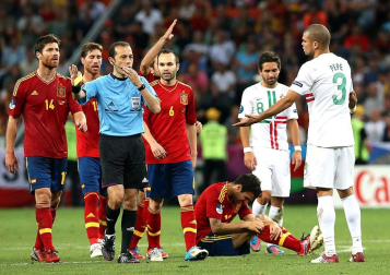 Primera semifinal de la Eurocopa 2012