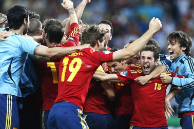 Primera semifinal de la Eurocopa 2012