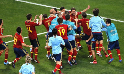 Primera semifinal de la Eurocopa 2012
