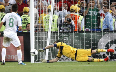 Primera semifinal de la Eurocopa 2012