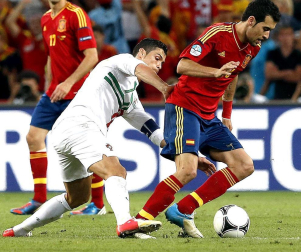 Primera semifinal de la Eurocopa 2012