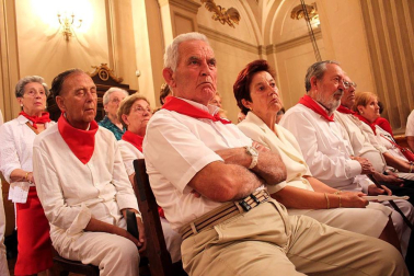 A las once de la mañana de este viernes 13, se ha celebrado una misa en la Capilla San Fermín en honor a los Mayores