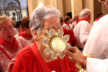 A las once de la mañana de este viernes 13, se ha celebrado una misa en la Capilla San Fermín en honor a los Mayores