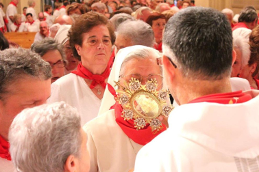 A las once de la mañana de este viernes 13, se ha celebrado una misa en la Capilla San Fermín en honor a los Mayores