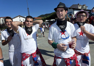 Chupinazo en Irurtzun